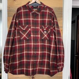 Carhartt Men's Rugged Flex Long Sleeve Button‎ Down 3XL
